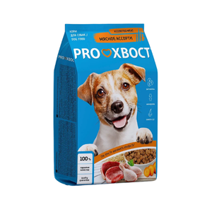 Корм д/соб PROхвост 500гр Мясное ассорти (АЗ)