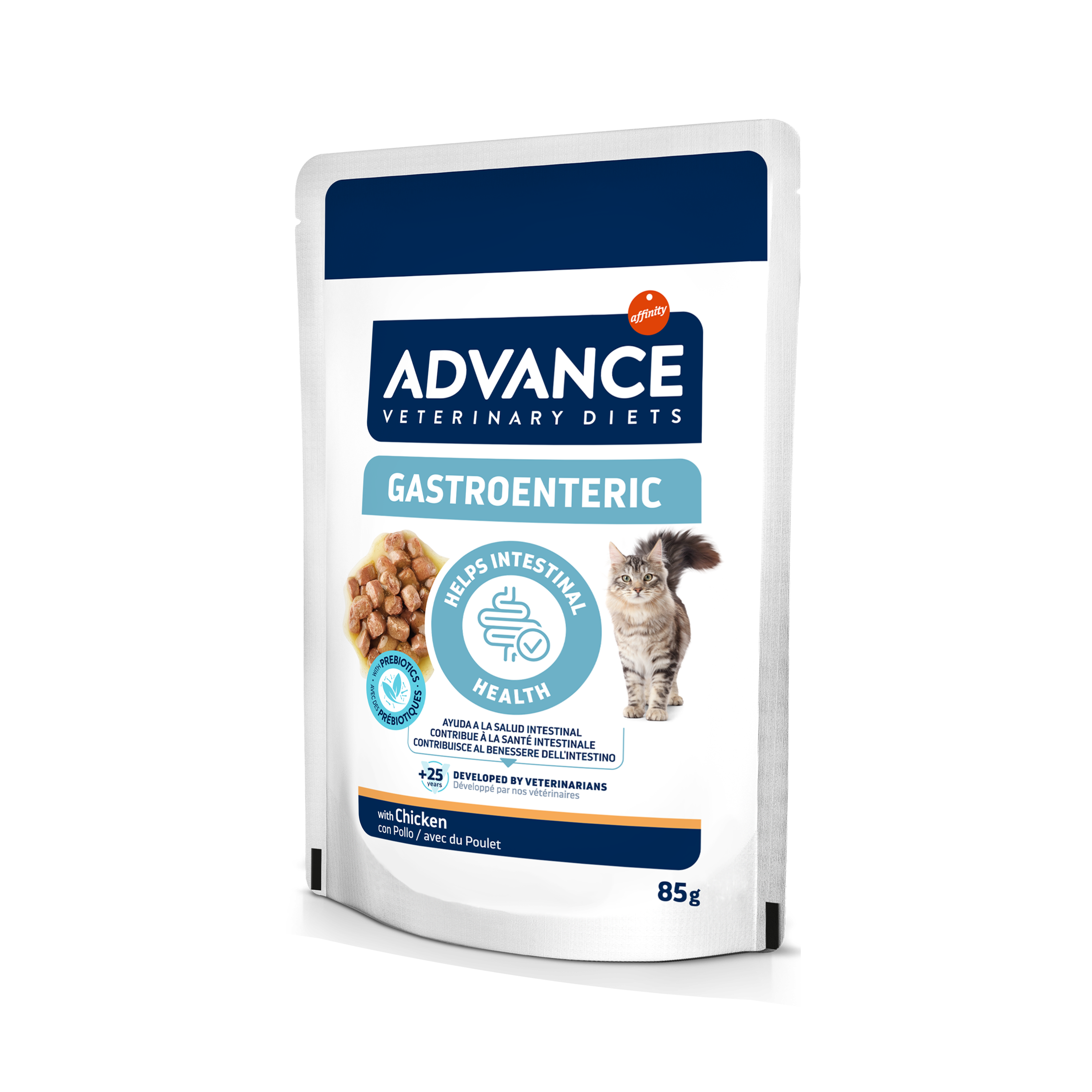 Advance 85г Diets  Gastroenteric Пауч для кошек c проблемами желудочно-кишечных тракта